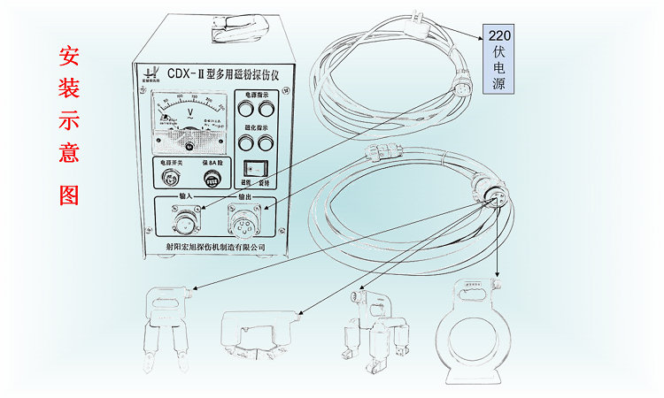 CDX-2型交流多用91麻豆免费观看安装图示